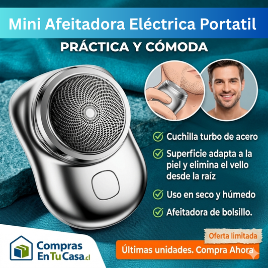Mini Afeitadora Portatil: Pequeña, Rápida y Potente