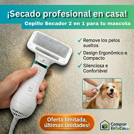 Cepillo Secador Profesional de Mascotas