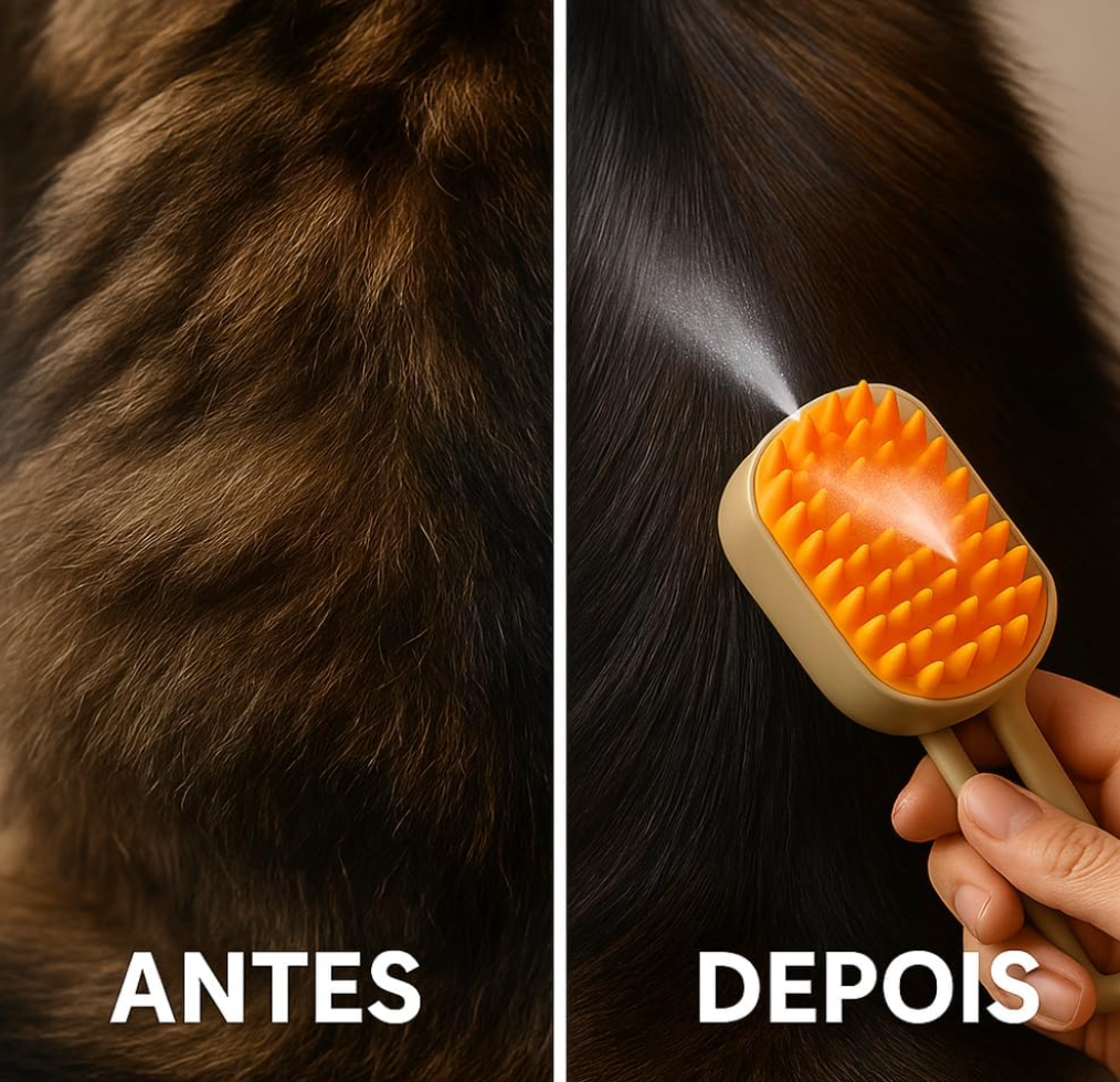 Cepillo Vapor para Mascotas