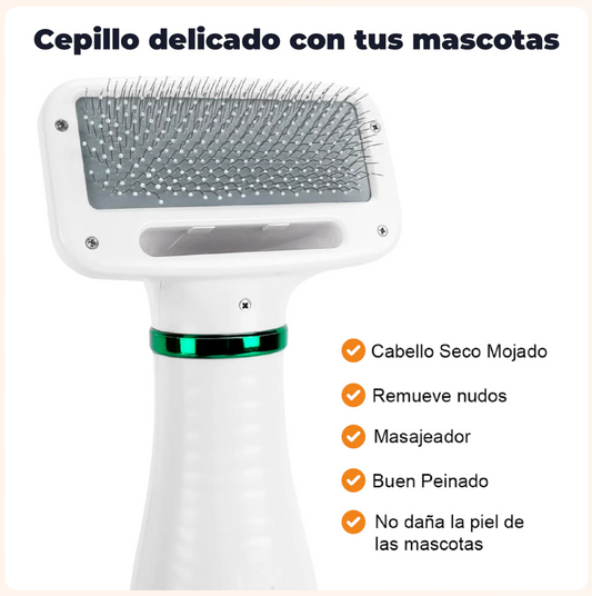 Cepillo Secador Profesional de Mascotas